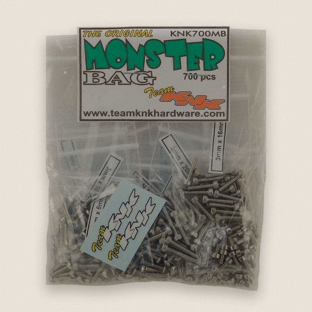 Stainless Hardware Kit (700), Monster Bag - Team KNK