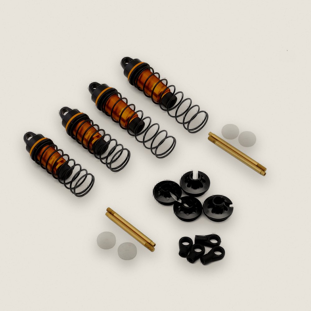 Aluminum Big Bore Shocks Set 12mm (Bronze/B) for Team Associated RC10 - Koswork