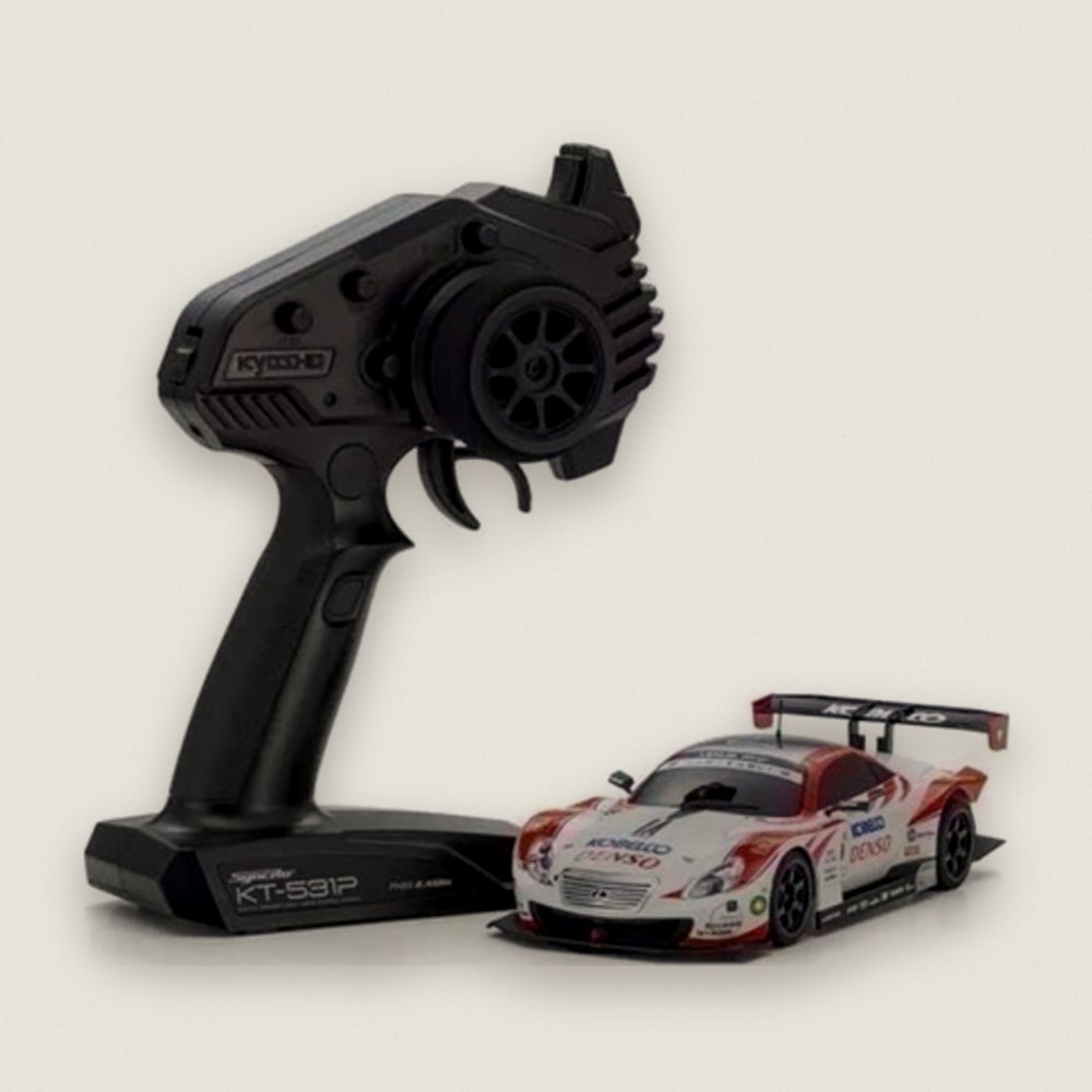 Mini-Z Ready Set, Rear-Wheel-Drive Mr-04, 2012 Denso Kobelco Sc430 Body in White - Kyosho
