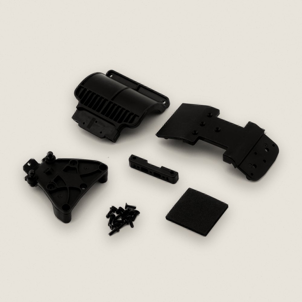 Bumper Set, Front and Rear, with Front Bulkhead, for Sand Master - Kyosho