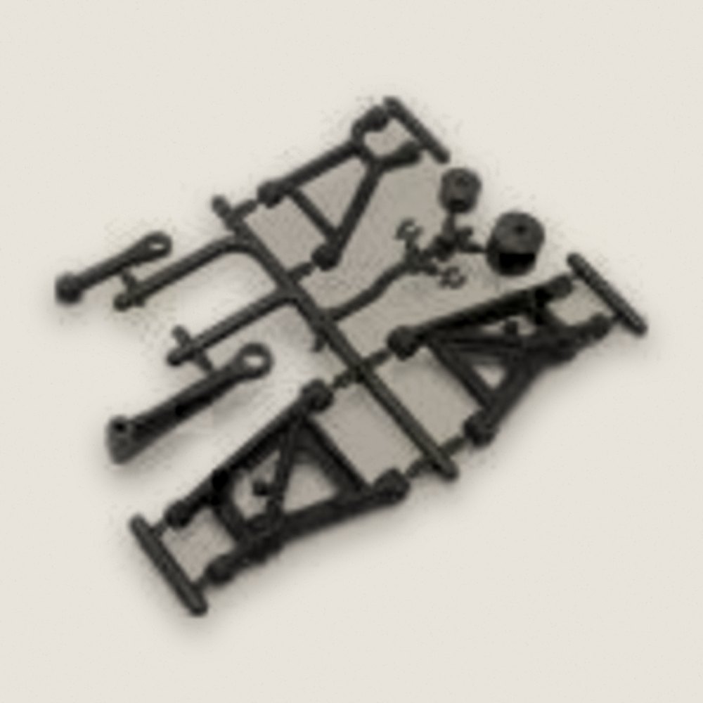Suspension Arm Set, TC, FA551C, for FZ02 - Kyosho
