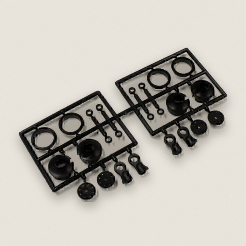 Shock End Set for Big Shock, 4 Sets - Kyosho