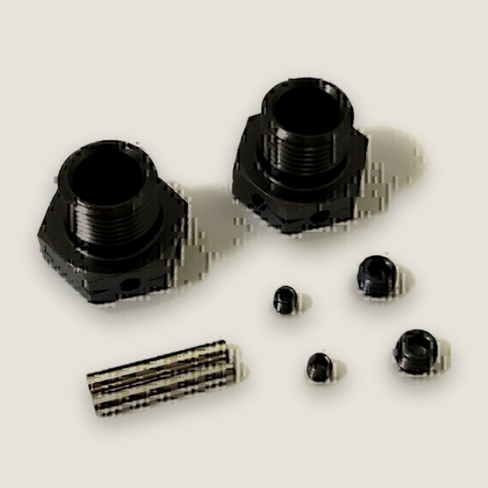 Wheel Hub, Gunmetal, 2 Pieces for MP10 - Kyosho
