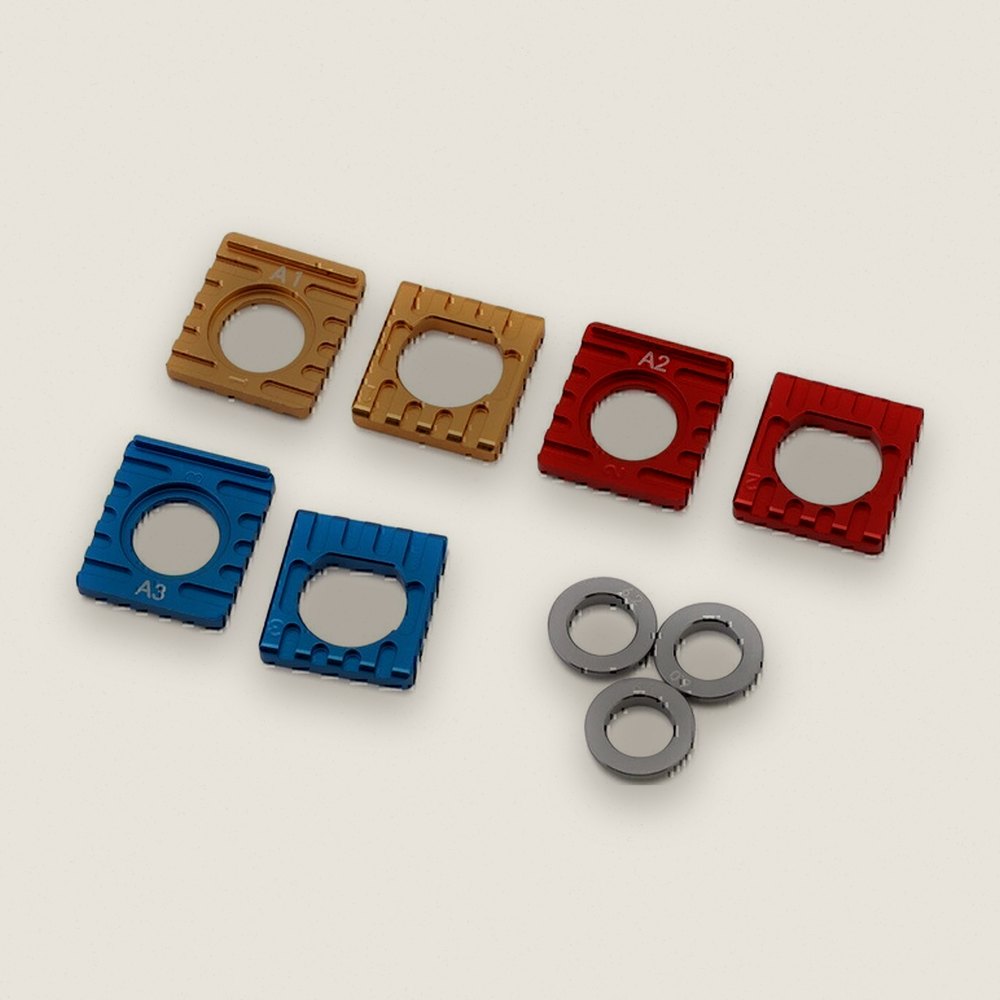 Motor Mount Set, Aluminum, Set of 3 for Mini-Z Mb-010 - Kyosho