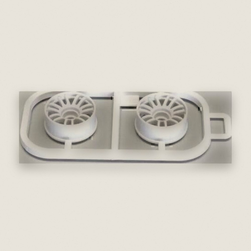 Multi Wheel II, White N/Offset 1.5, 2 Pieces for Re30 - Kyosho