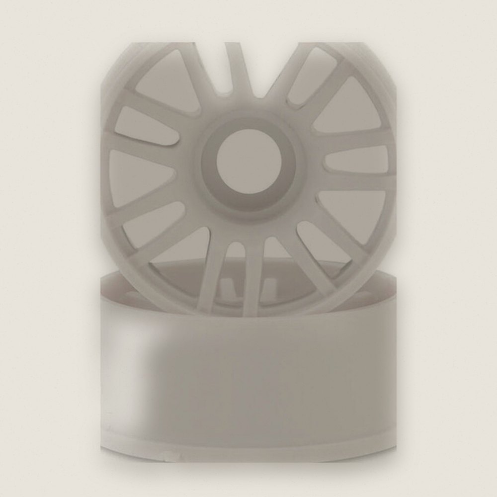 Multi Wheel II, White Narrow 2mm Offset, Set of 2 for Mini-Z Rays Re30 - Kyosho