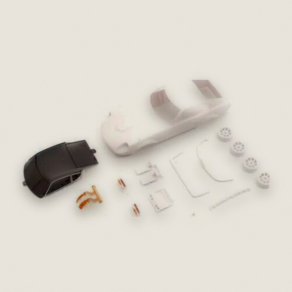 Body Set, White with Rim, for Nissan Fairlady 240ZG AWD - Kyosho
