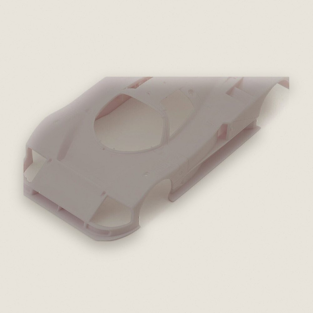 Body, Unpainted with Wheels, Mr-03, for Mazda 787B - Kyosho