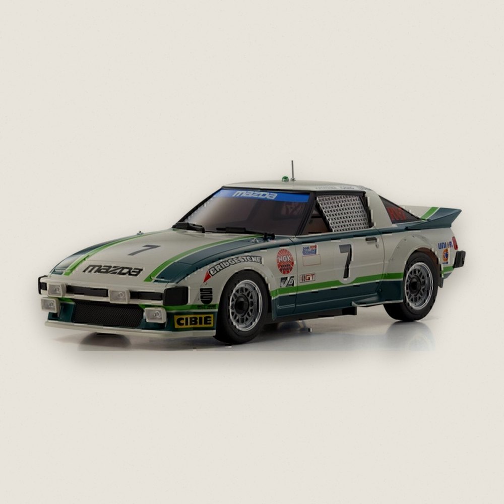 Body, Green, Mr04n-Mm2, for Mazda Savanna RX-7 (Sa22c) - Kyosho