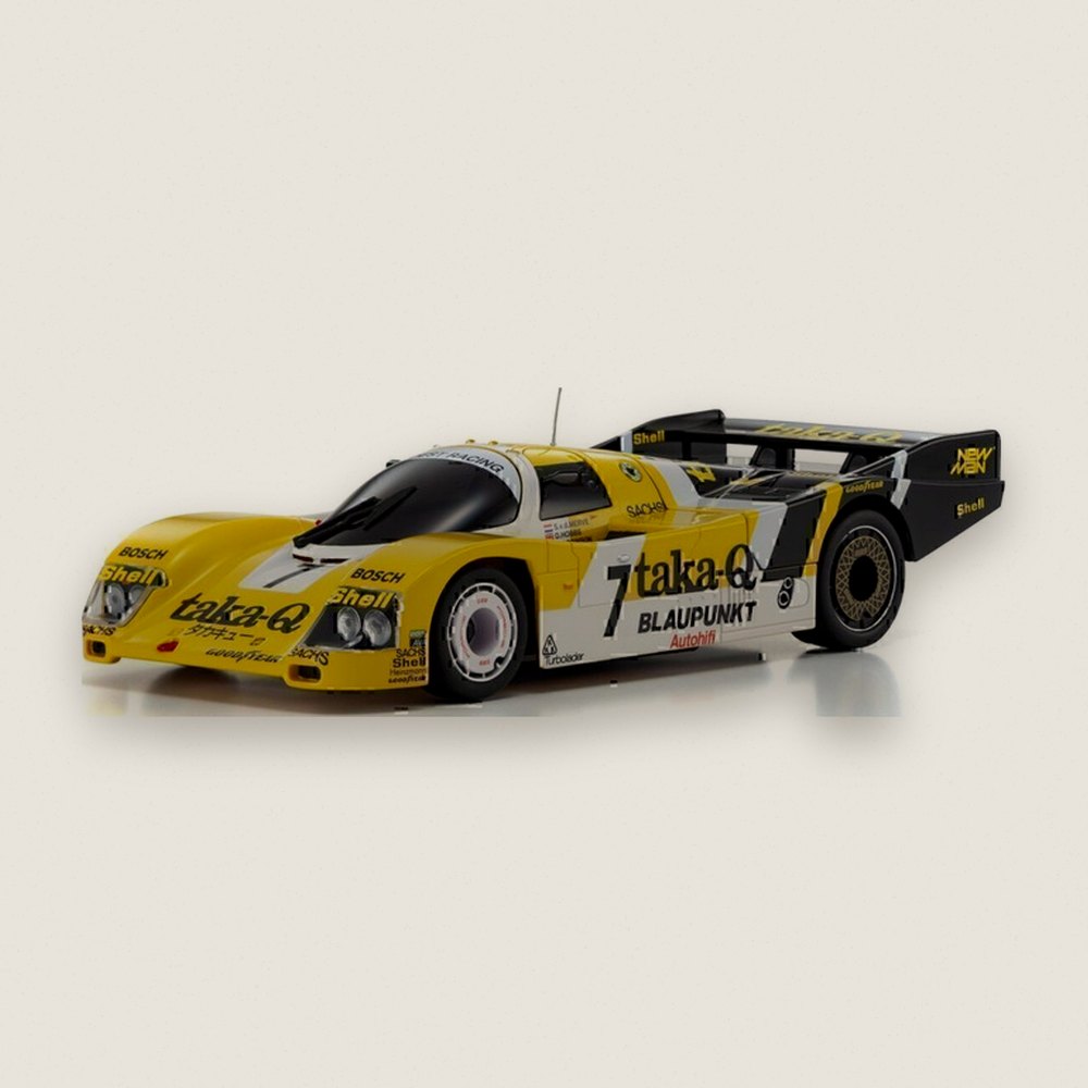 Body, Left-Hand No.7 LM 1987, for ASC MR04W-LM Porsche 962 C Coupe - Kyosho