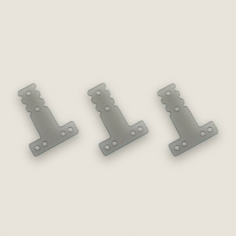 FRP Rear Suspension Plate, Hard/MM/LM, 3 Pieces, for Mr-03 - Kyosho