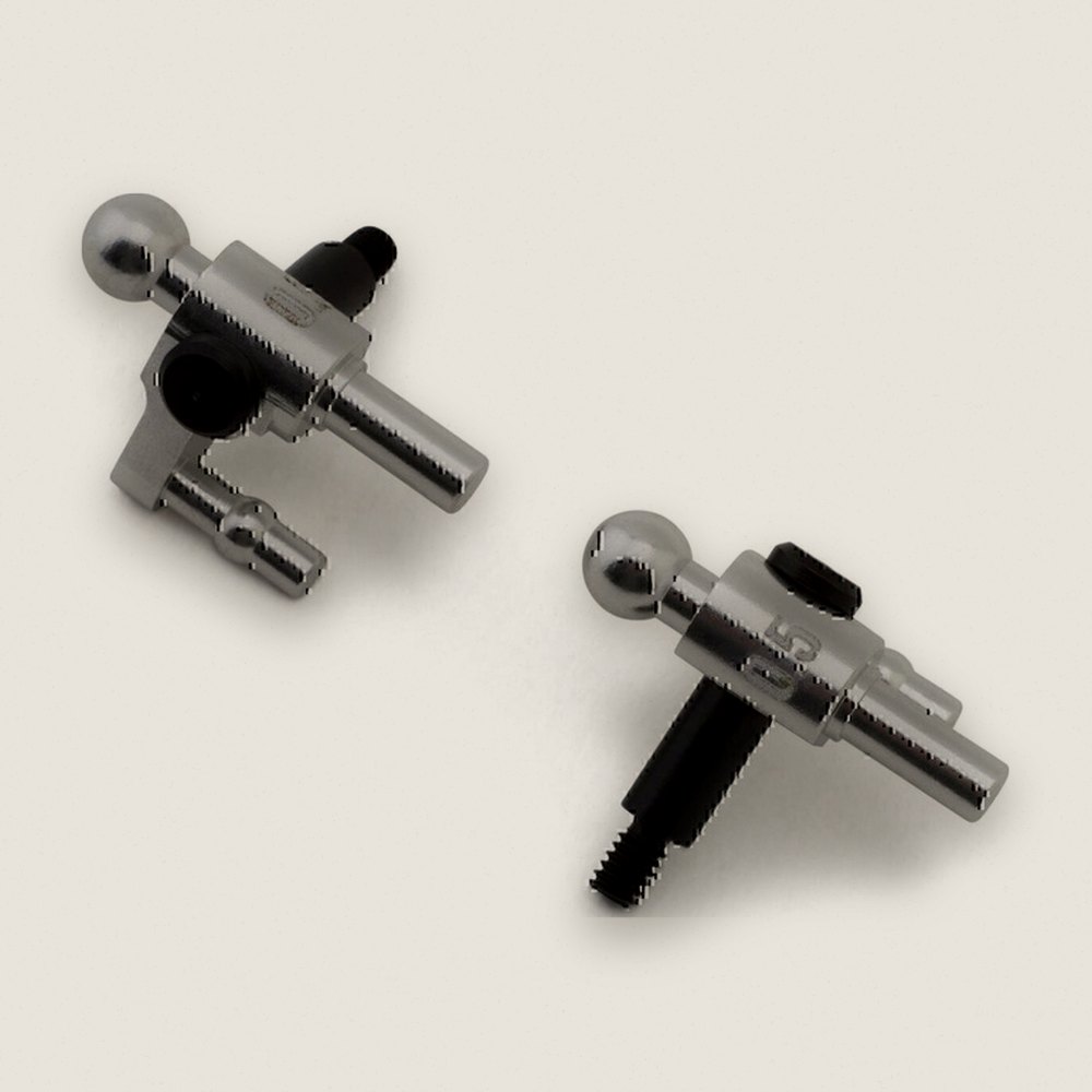 Aluminum Steering Block, (2), 0.5, for Mr-04 - Kyosho