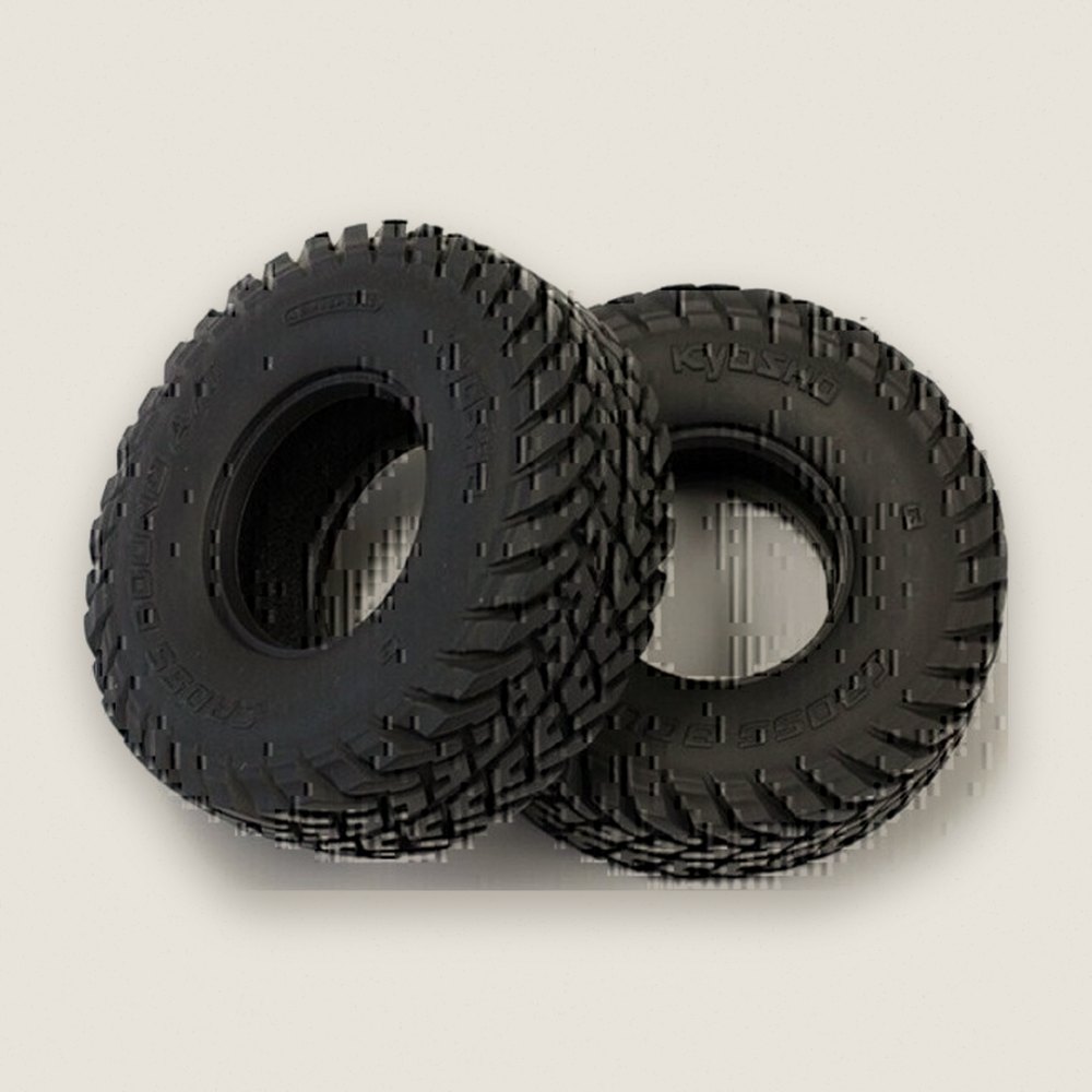 Tire, 2 Pieces, with Inner Sponge, for Outlaw Rampage - Kyosho