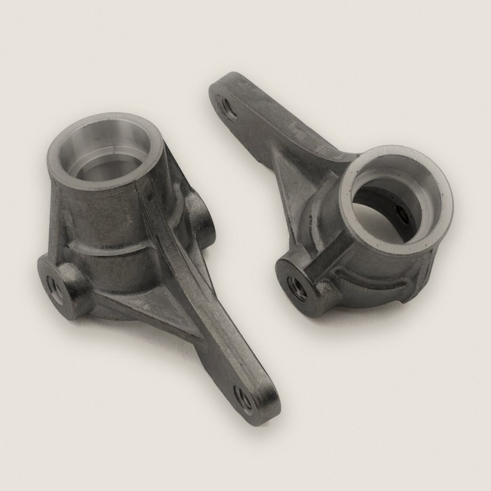 Aluminum Front Knuckle Arm, (2), for Optima - Kyosho