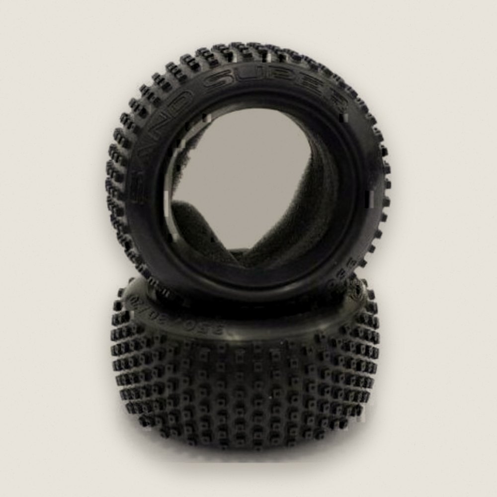 Block Tire, 50x83x36mm, Hard for Optima - Kyosho