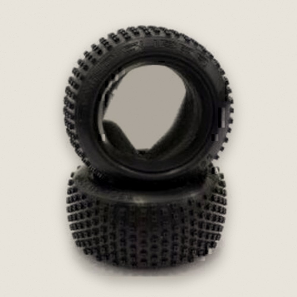 Soft Block Tire, 50x83x36mm for Optima - Kyosho