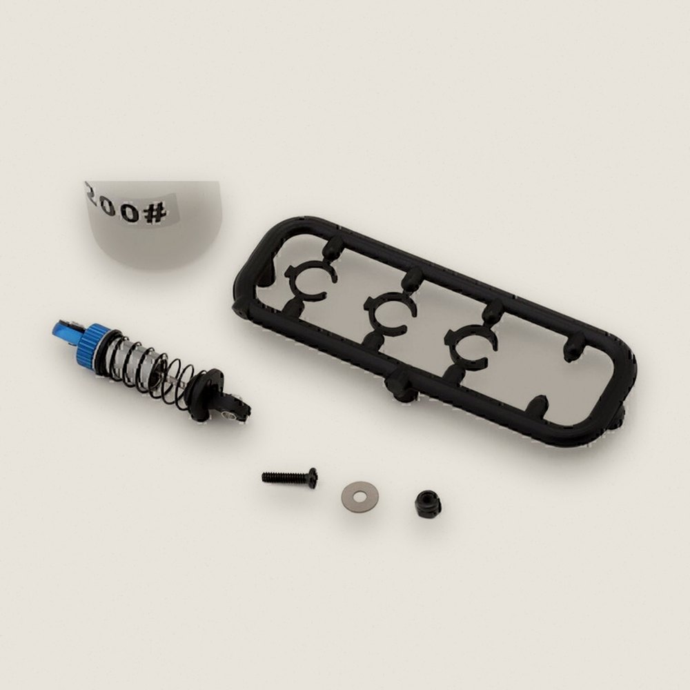 Aluminum Rear Oil Shock II for Mr-03 V2 - Kyosho