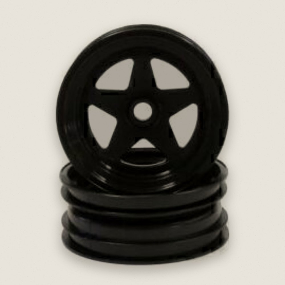 2.2 Front Wheel, Black, 2 Pieces, Scorpion 2014 - Kyosho