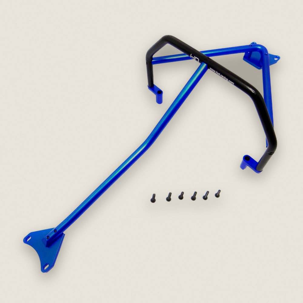 Inner Roll Cage, Aluminum, Blue, LCG, for Slash 4x4 or Rally - Hot Racing