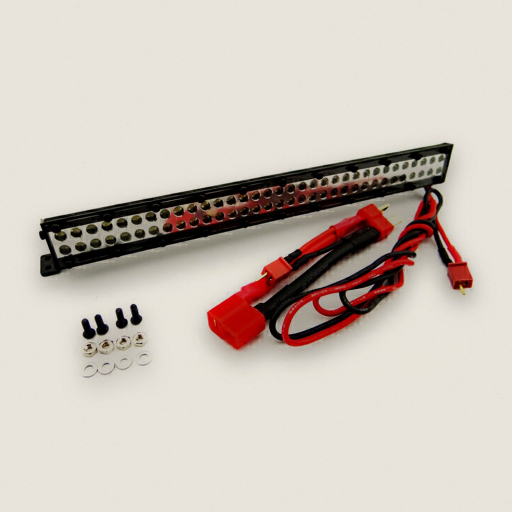 LED Light Bar with Plug, 6 Inch, 66 Bright White - Hot Racing