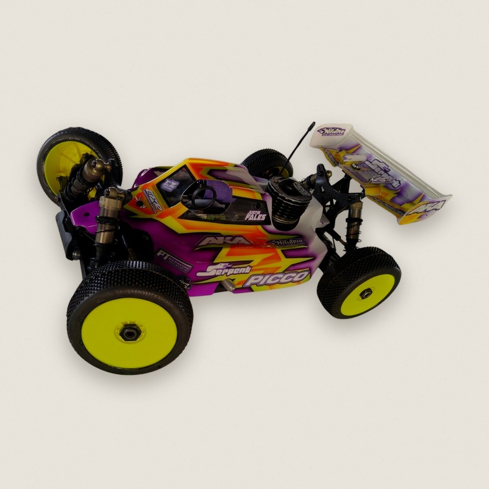 Clear Body Shell, Assassin for Serpent SRX8 - Leadfinger Racing