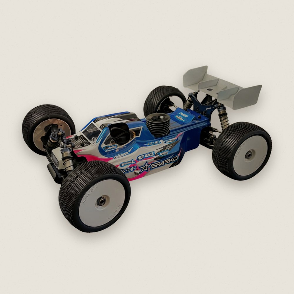 Clear V2 Beretta Truck Body Shell for Sparko F8t - Leadfinger Racing