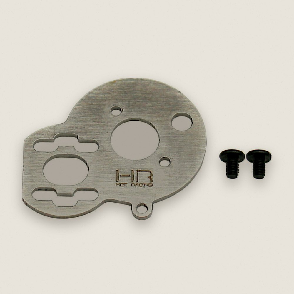Motor Plate, Stainless Steel Mod 050 for Micro B/T - Hot Racing
