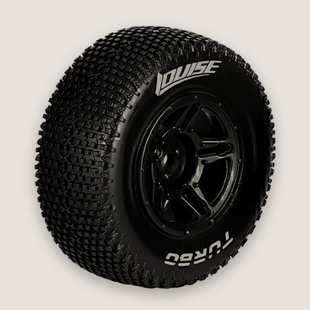 Short Course Tires, 1:10 Sc-Turbo Soft, 12, 14 & 17mm Removable - Louise RC