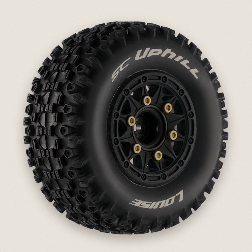 Short Course Tires, 1:10 Sc-Uphill Soft, 12/14/17mm Removable - Louise RC
