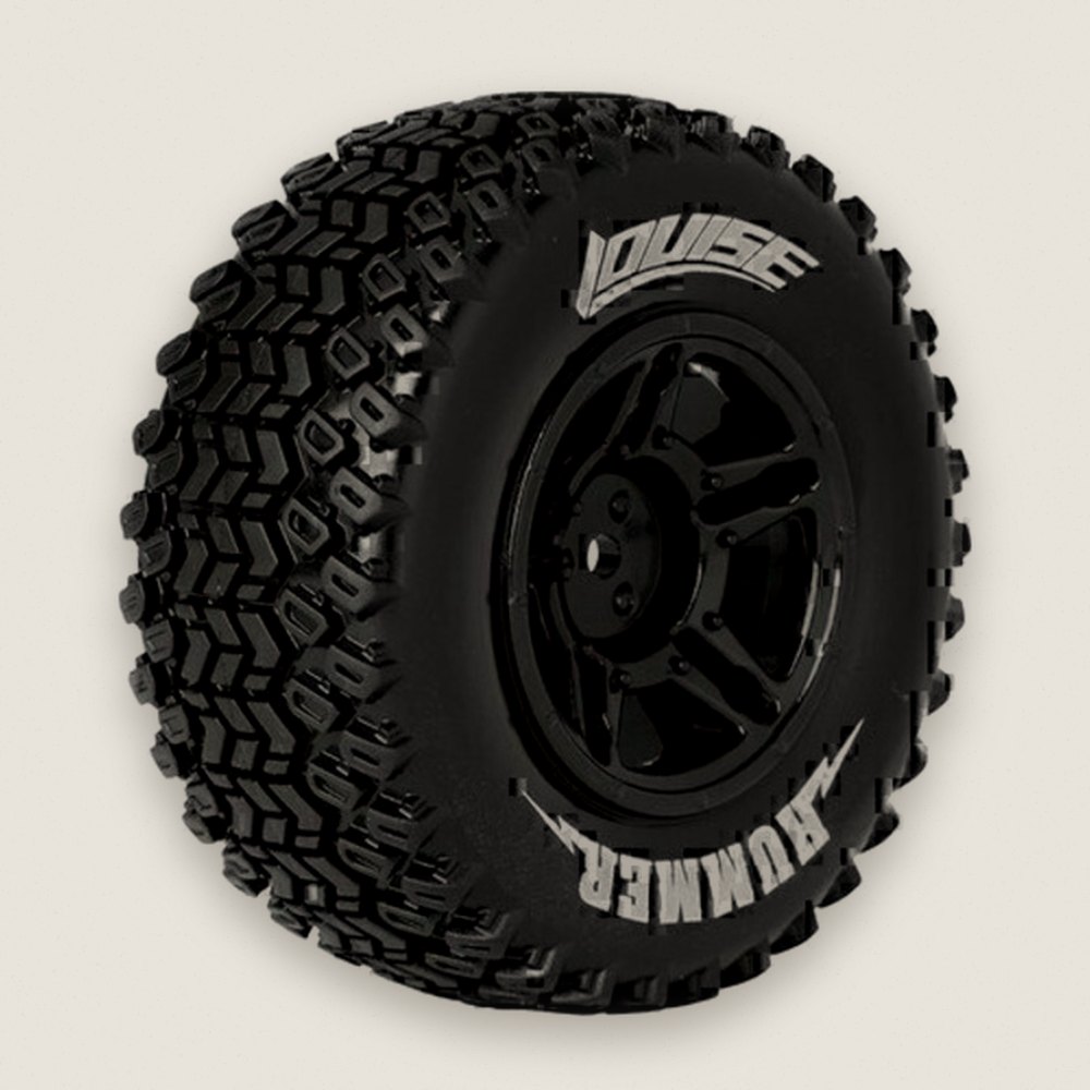 Short Course Tires, 1:10 Sc-Hummer Soft, 12, 14 & 17mm Removable - Louise RC