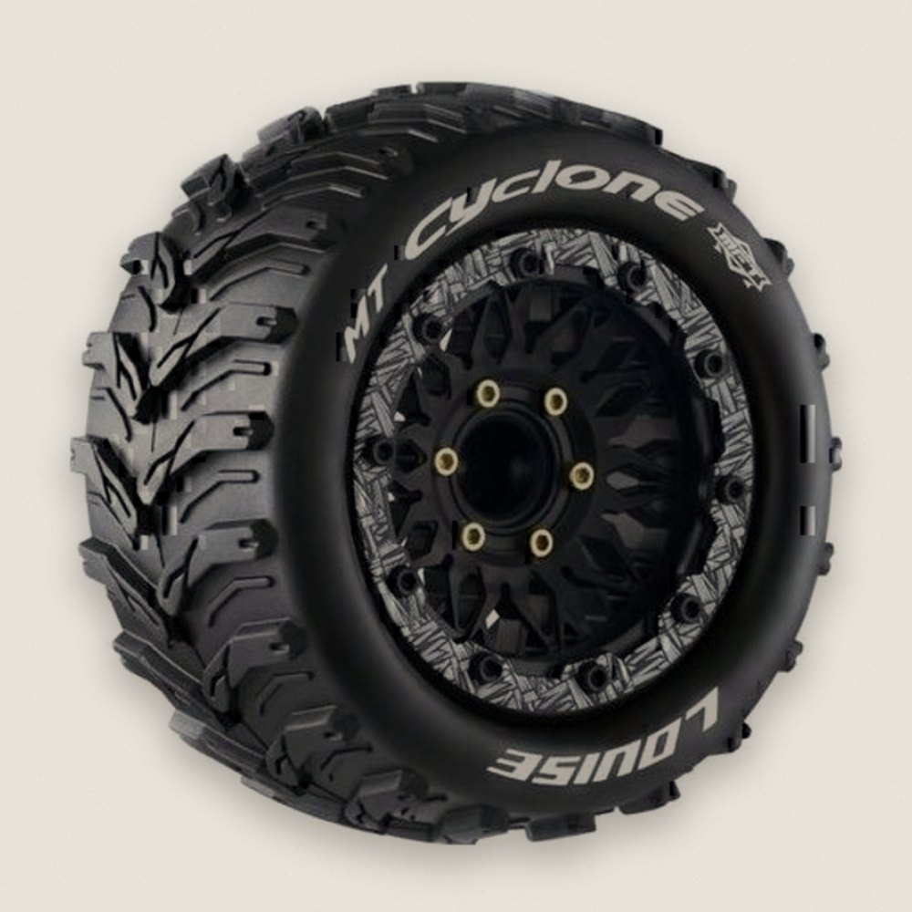 Monster Truck Tires, Mft Mt-Cyclone Soft 1:10, 12 14 17mm Removable - Louise RC