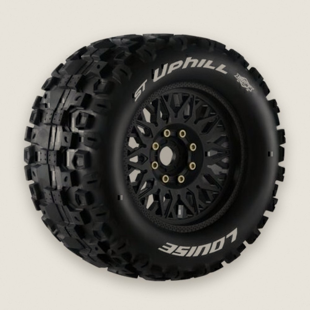 Stadium Truck Tires, Mft St-Uphill Sport 1/8, 0 & 1/2 Offset, 17mm Hex - Louise RC
