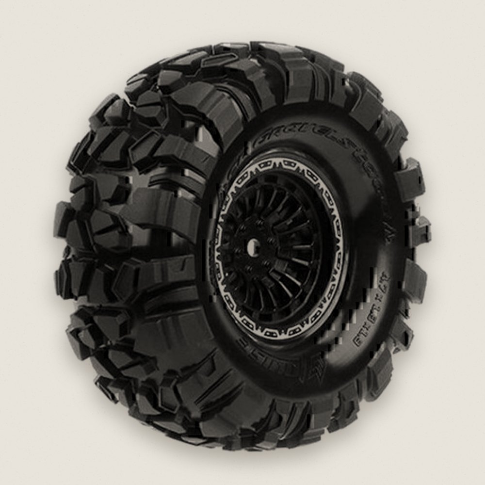Crawler Tires, Cr-Gravelstage 1/10 1.9, Super Soft, Front/Rear - Louise RC