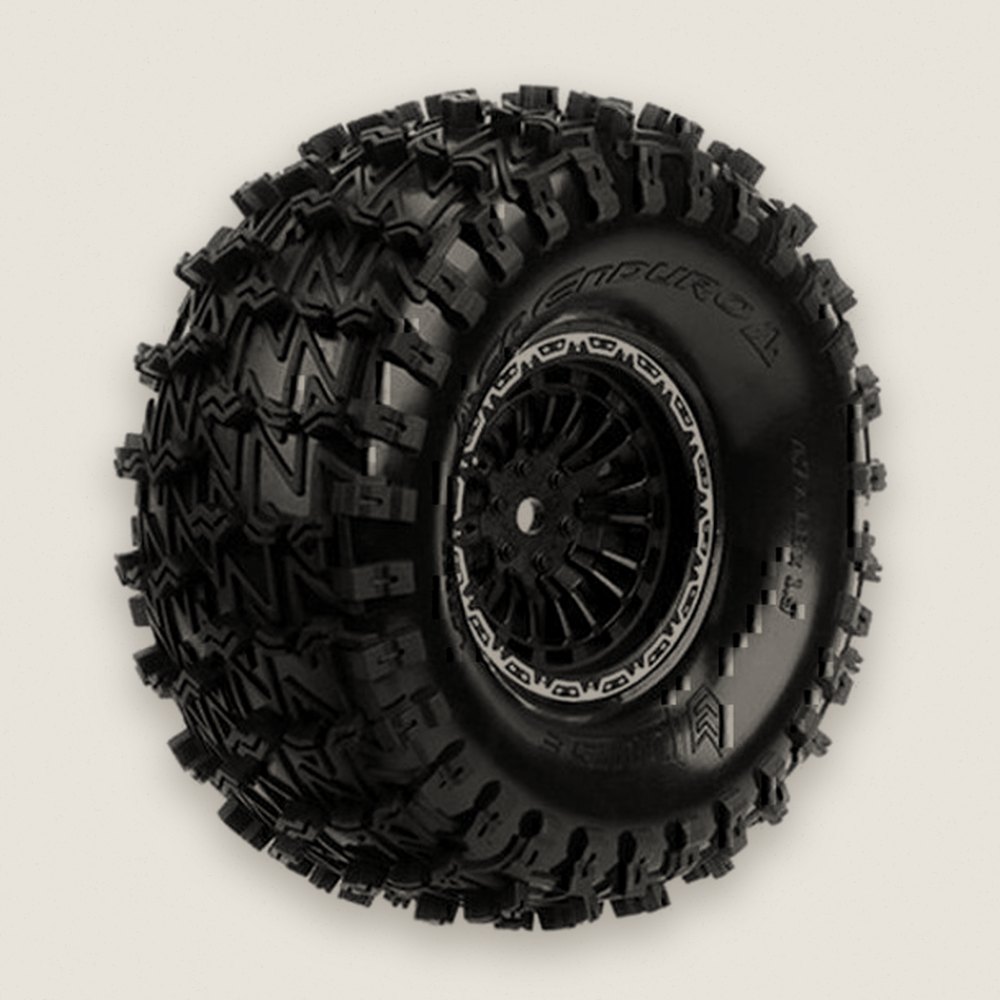 Crawler Tires, Cr-Enduro 1.9, Super Soft, 12mm Hex, Mounted, 2 Pack - Louise RC