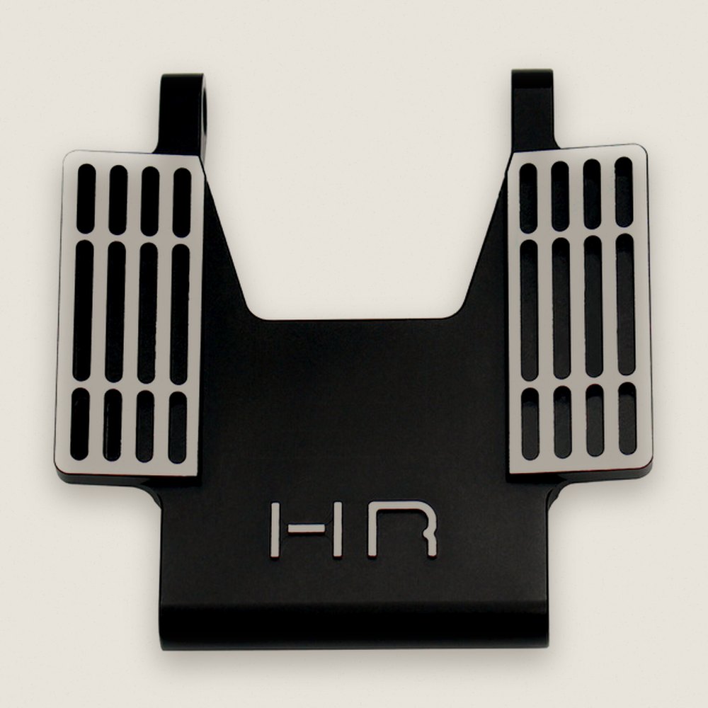 Radiator, Aluminum Replica, Black, for PM-MX - Hot Racing