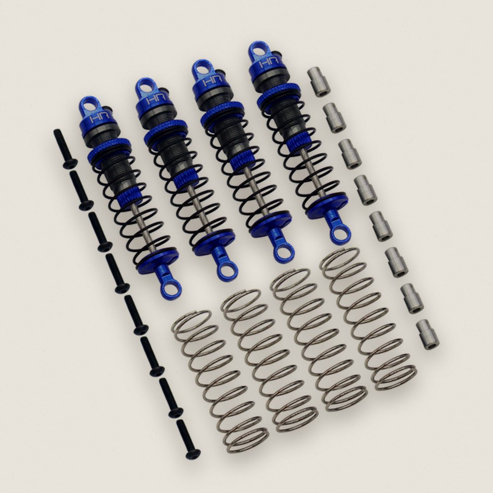 Threaded Shocks, Aluminum Full Set for Latrax Teton Prerunner - Hot Racing