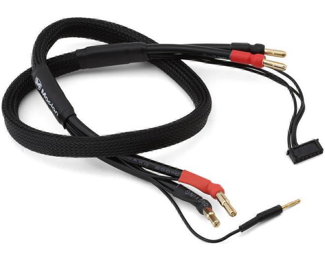 2s 4/5mm Bullet Charge Cable W/4mm Bullet Connector (60cm) (10aw)