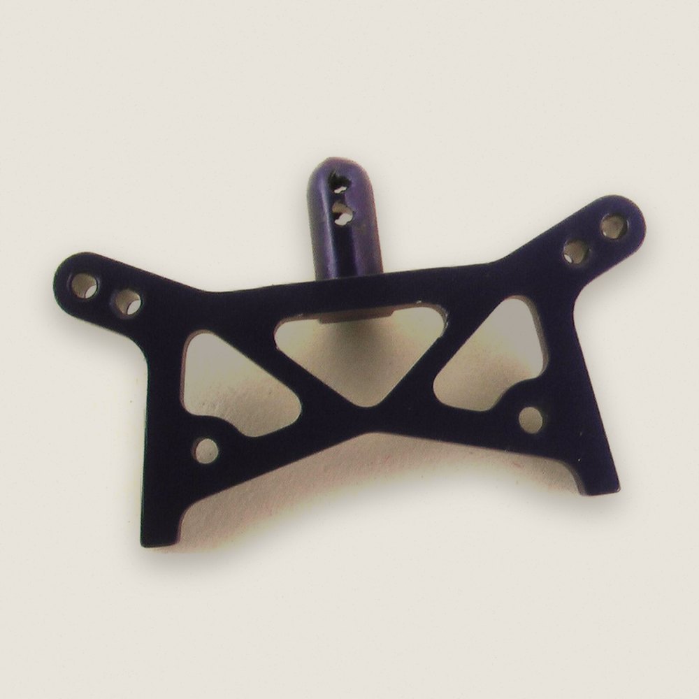 Front Shock Tower, Aluminum in Blue for Losi 1/36 Micro-T - Hot Racing