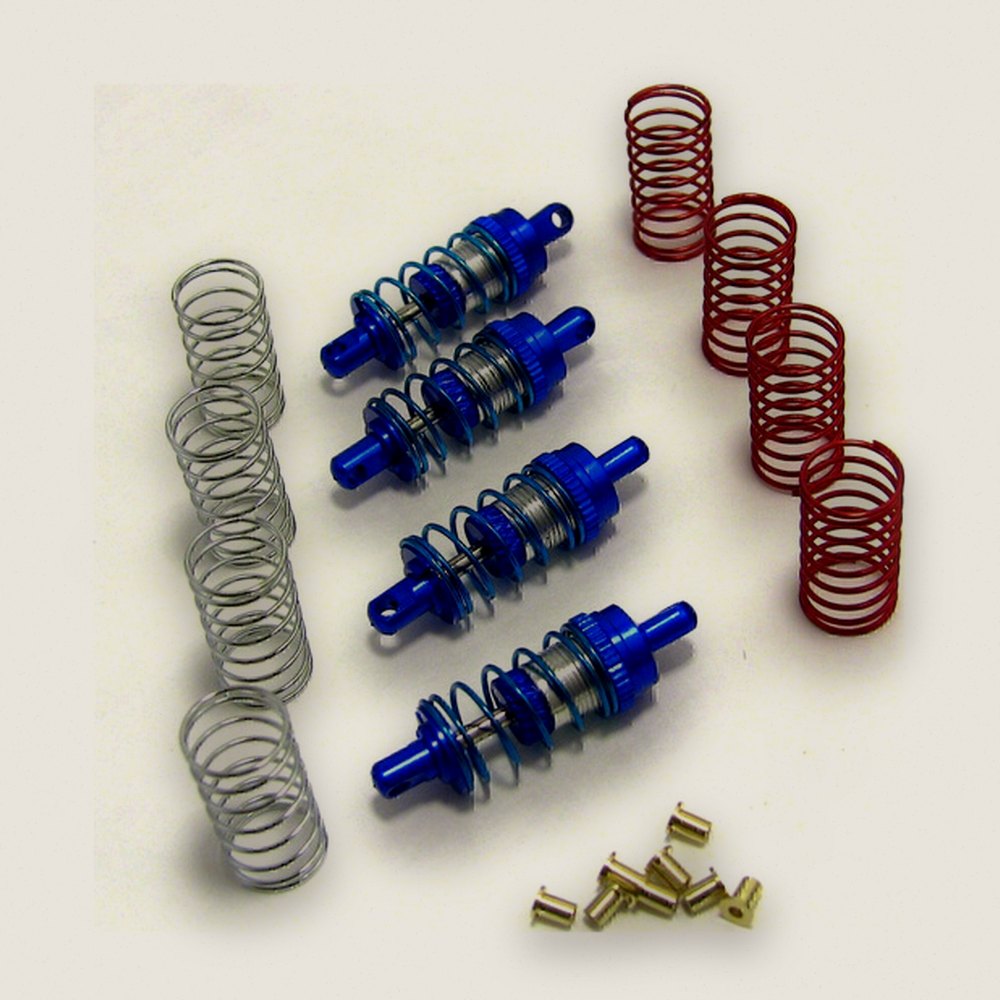 Shock Absorber Set, Blue Aluminum 32mm - Hot Racing