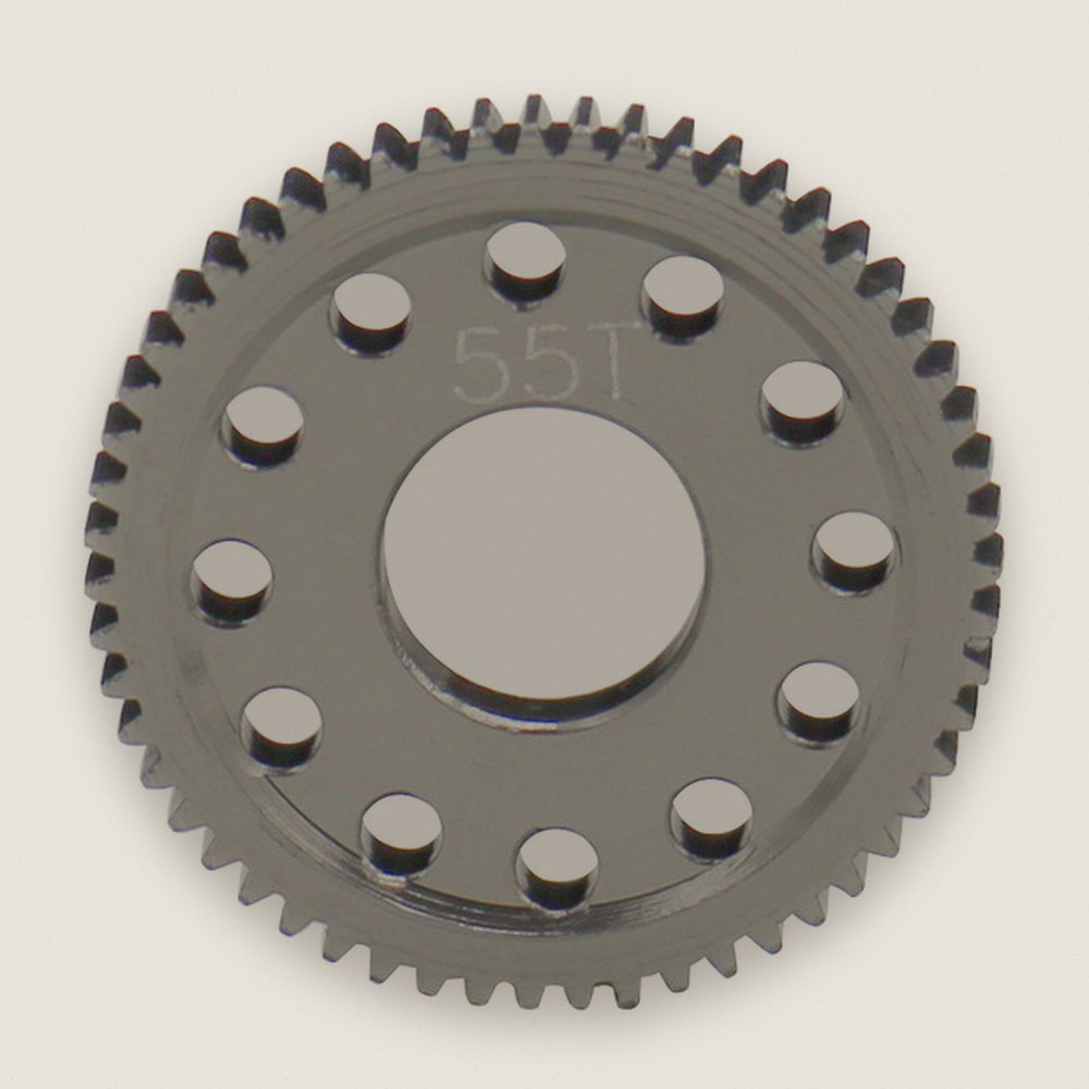 Spur Gear, 55t Hard Anodized Aluminum for Losi 1/24 Micro - Hot Racing