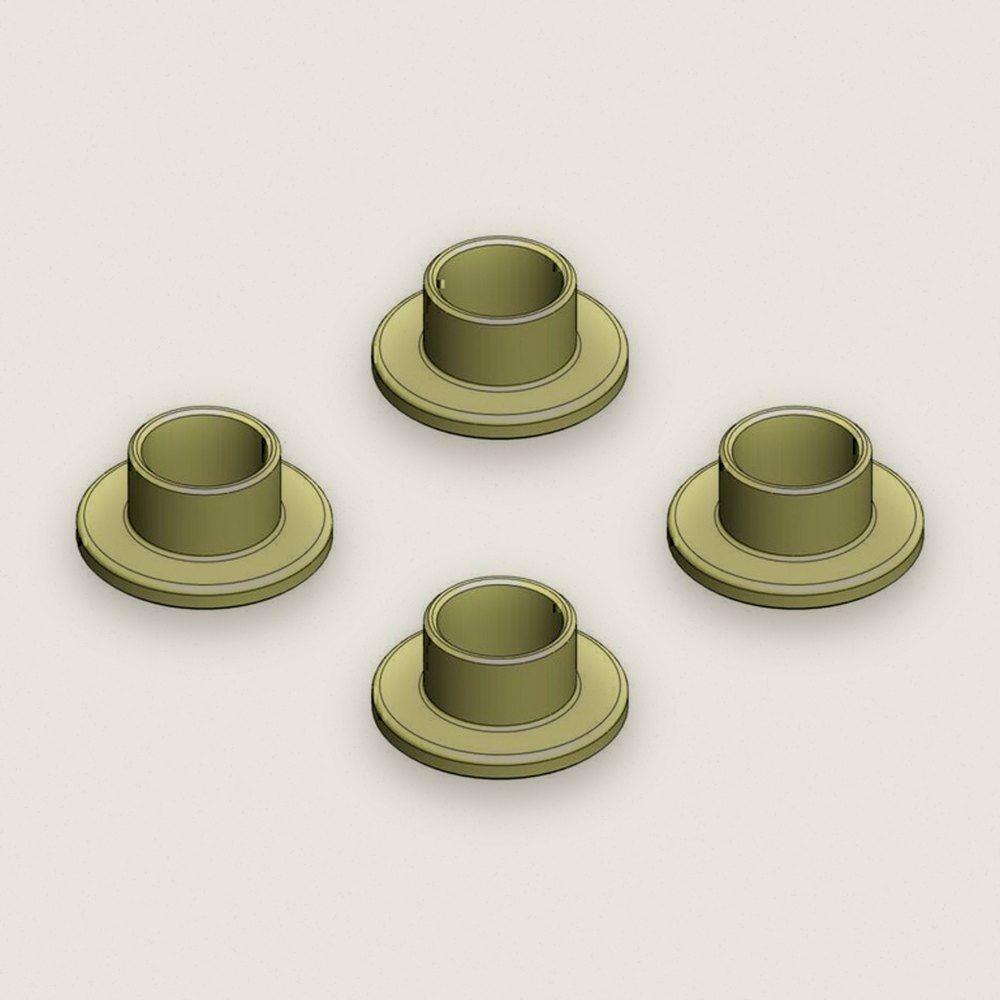 Stop Washers, Bypass1, for TLR / Hot Bodies 1/8th, Qty 4 - MIP