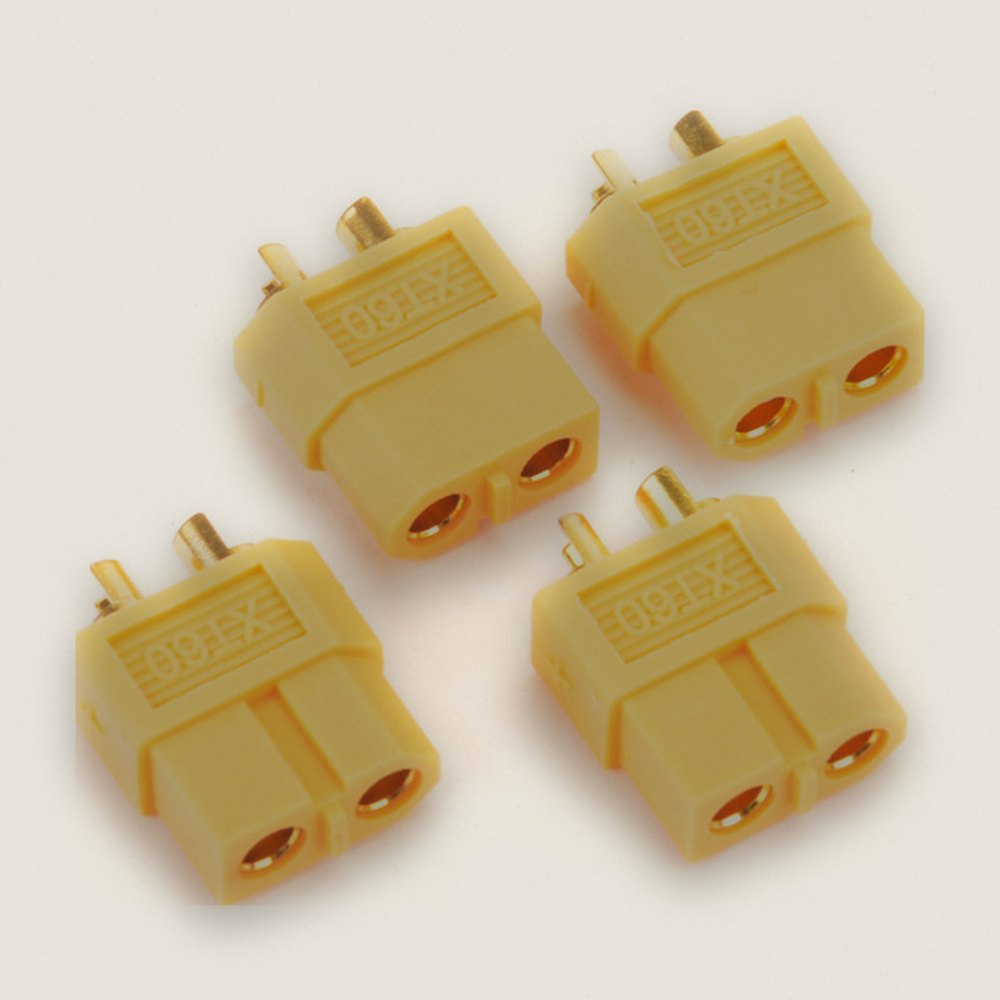 XT60 Plug, Female Only, 4pcs - Monkey King RC