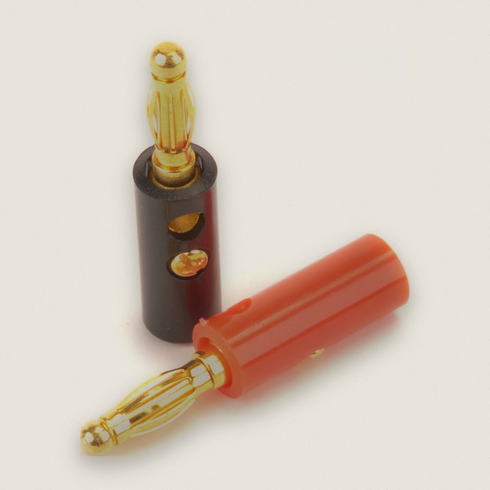 Banana Plugs, 4mm, 2pcs - Monkey King RC