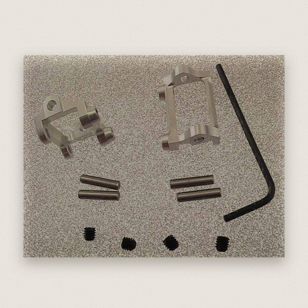 C-Hub, Aluminum, Silver, for Mini LST -2 - Hot Racing