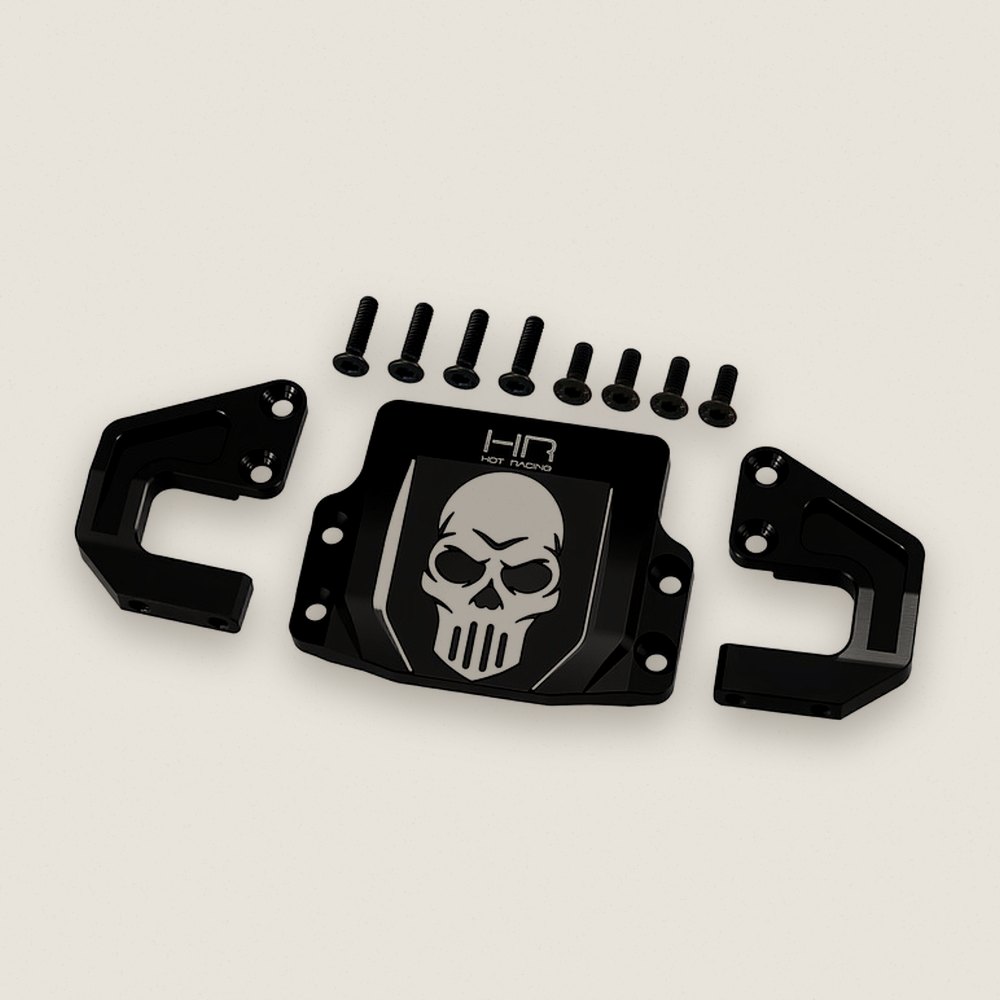 Front Bumper, CNC T6, for Mini LMT - Hot Racing