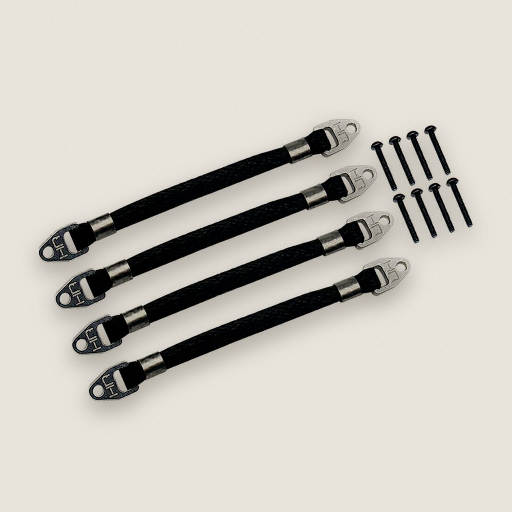 Suspension Travel Limit Straps, 62mm, for Mini LTM - Hot Racing