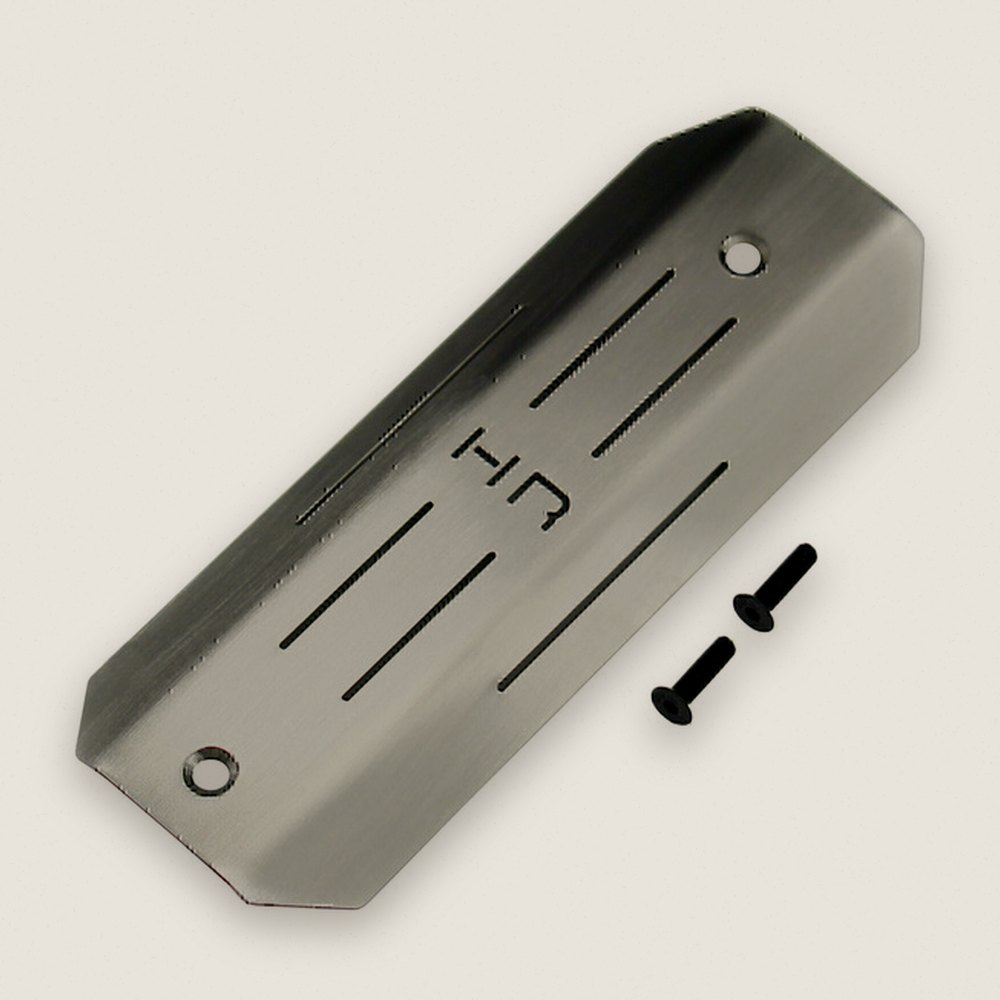 Center Skid, Stainless Steel, for Mini Maxx - Hot Racing