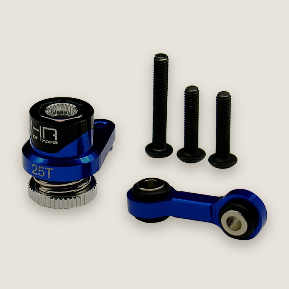 Servo Saver, CNC Aluminum 25T for Mini Maxx - Hot Racing