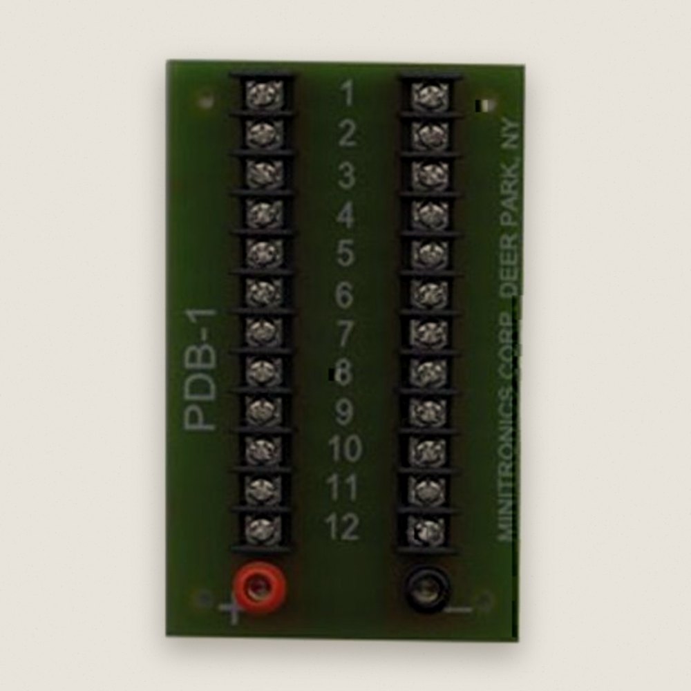Power Distribution Block, 12-Position Prewired (Rate) - Miniatronics Corp