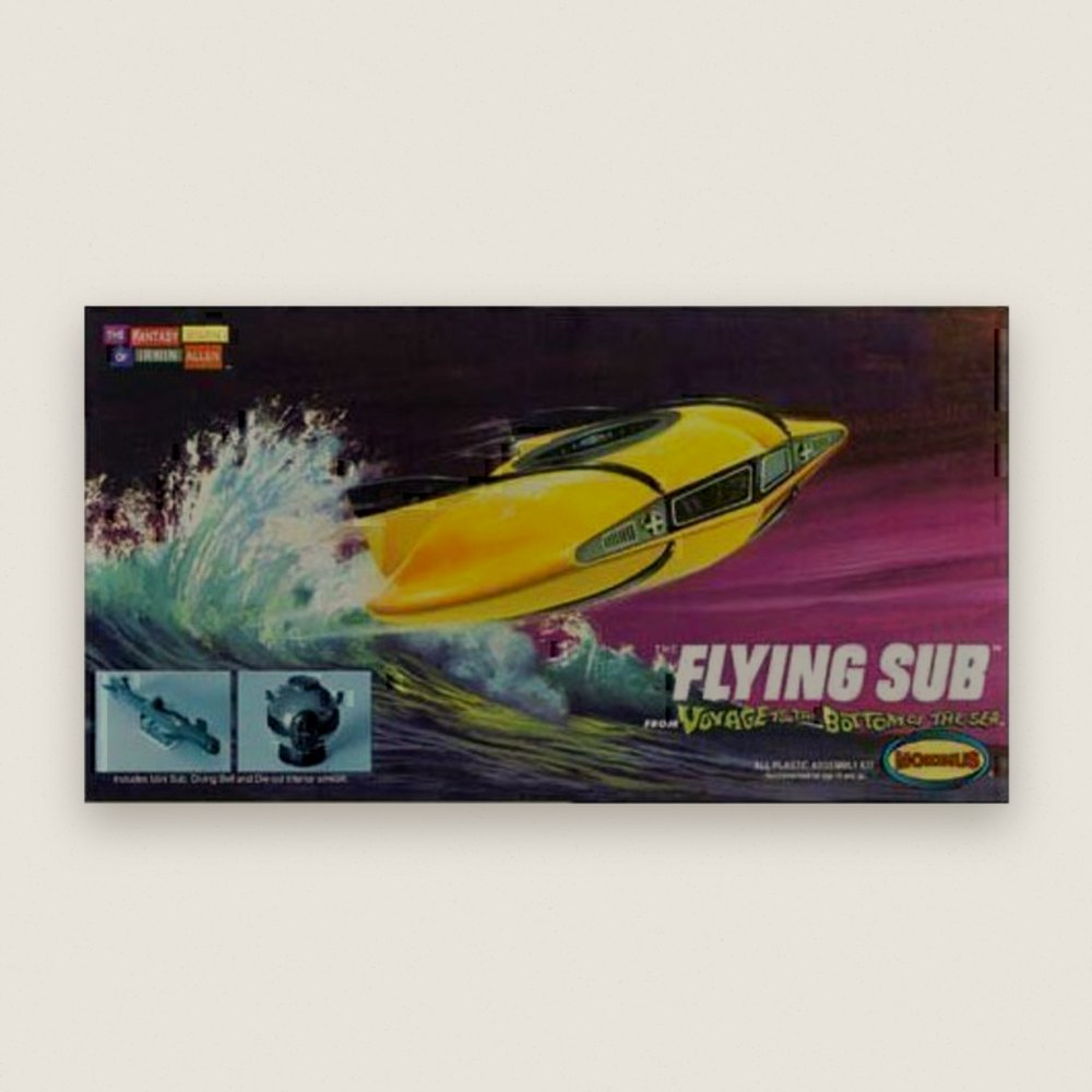 Plastic Model Kit, Flying Sub Mini Set - Moebius Models